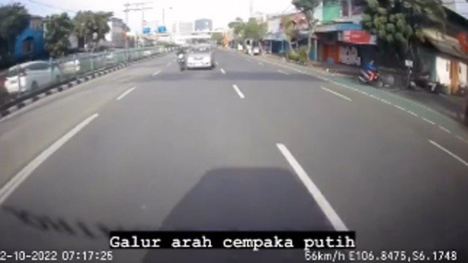 Pengendara Motor Jadi Korban Tabrak Lari di jalan Galur, Jakarta Pusat