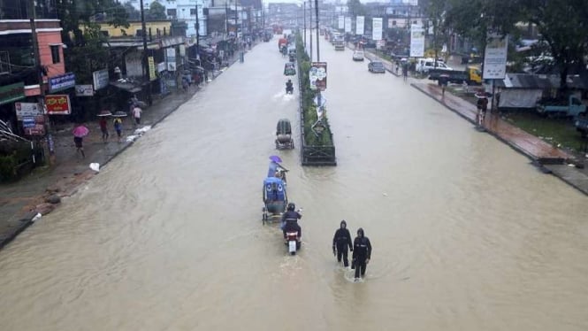 Ilustrasi Banjir di Bangladesh