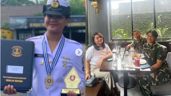 Gagal Lolos Ujian Masuk TNI Angkatan Laut, Kini Debby Paula Lulusan Terbaik